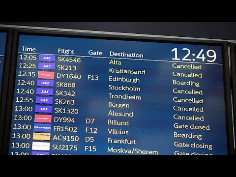 Pilotenstreik bei SAS: Fast 600 Flüge am Sonntag gest ...