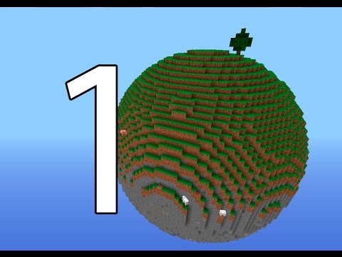 Прохождение Minecraft Sphere Survival Часть 1 (Сфера в воздухе)