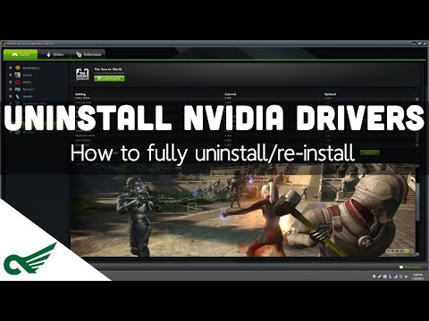 how to properly uninstall nvidia drivers