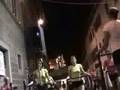 Striding a Sanspolcro durante la Notte Bianca