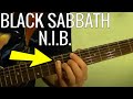 How to Play NIB by BLACK SABBATH With TABS