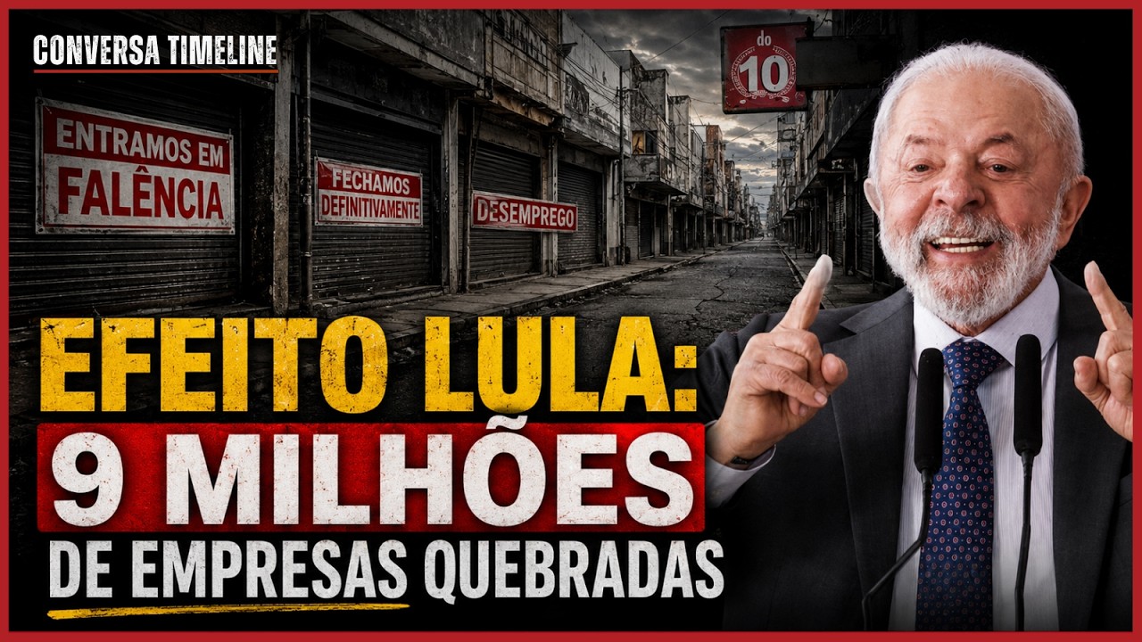EFEITO LULA: 9 MILHÕES DE EMPRESAS QUEBRADAS - 10/06/2026 - CONVERSA TIMELINE