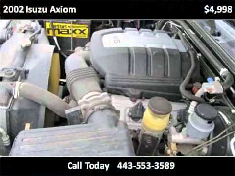 2002 Isuzu Axiom Used Cars Wilmington DE
