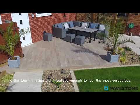 Video of 1000mm x 500mm Dolomite White Porcelain Paving 32 Pieces