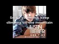One Time (My Heart Edition) - Justin Bieber WITH LYRICS!