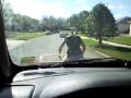 Justis Off Season workout - pulling GMC Envoy XL (Pt2)
