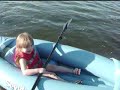 Skylie Huntington at Columbia River/Sand Station demonstrating correct paddling form