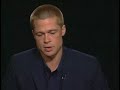 Brad Pitt talks with Charlie Rose