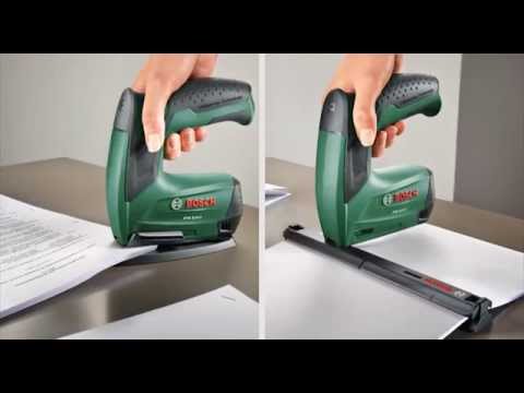 Tutorial: Akku-Tacker PTK 3,6 LI Office Set von Bosch