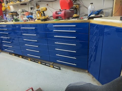 how to build garage cabinets