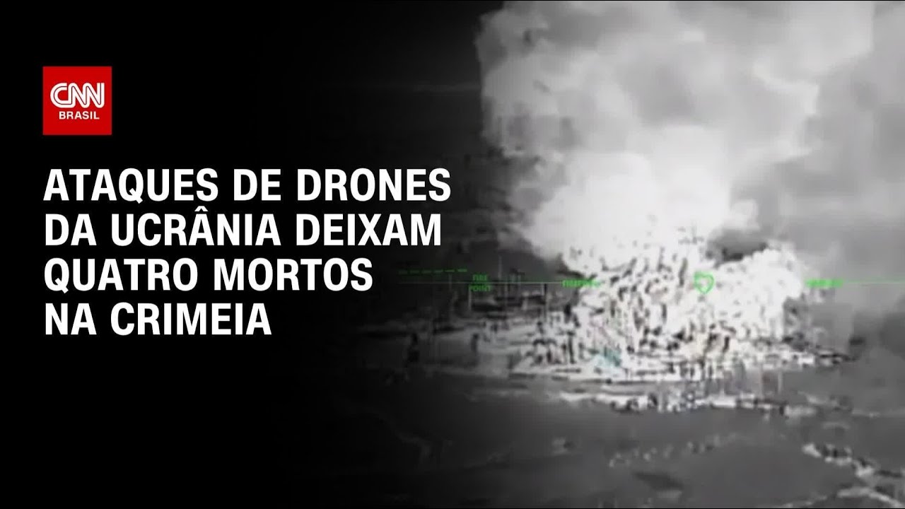 Guerra na Ucrânia: Ataques de drones à Crimeia deixam quatro mortos | BOLETIM CNN