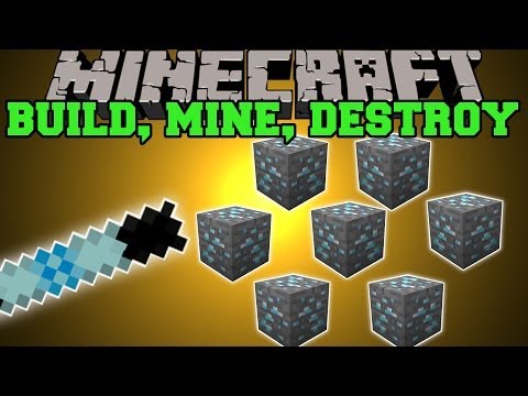 Minecraft: BUILD, MINE, & DESTROY (COMPLETE TONS OF TASKS WITH MAGIC WANDS!) Mod Showcase