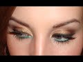 Neutral Eyes lined with Teal: MAC
