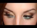 Neutral Eyes lined with Teal: MAC