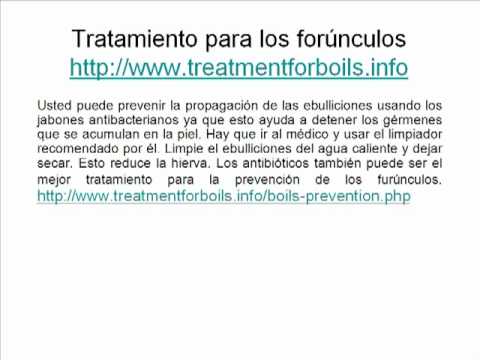 Tratamiento para los forúnculos