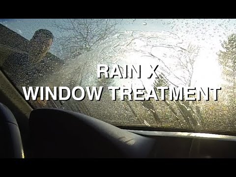 how to apply rain x windshield wipers
