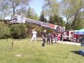 MooseFM105 Dave Newman Huntsville Fire Truck Safe at the Cottage Contest launch May2012