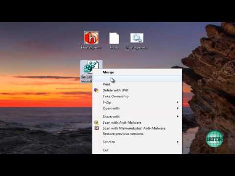 how to hosts file in windows 7