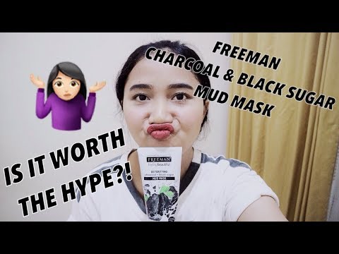 FREEMAN (Detoxifying) Charcoal & Black Sugar Mud Mask - 1st Impression + Review