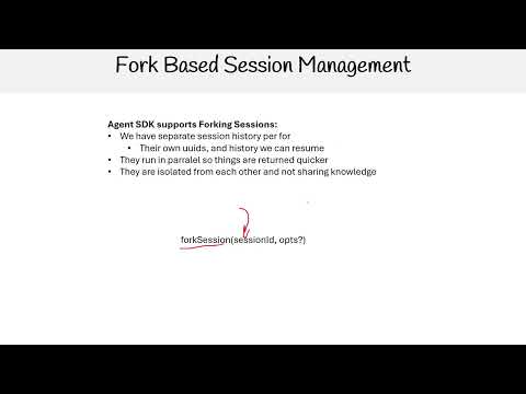 Claude Certified Architect - Fork Based Session Management