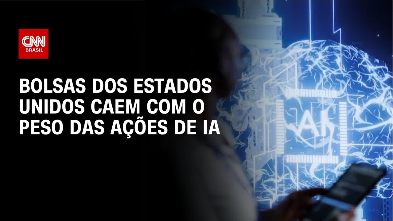 Bolsas dos Estados Unidos caem com o peso das ações de IA | CNN MERCADO