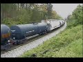 CSX 7887 Leading CSX Q580, Freight, at Whiteside Tunnel