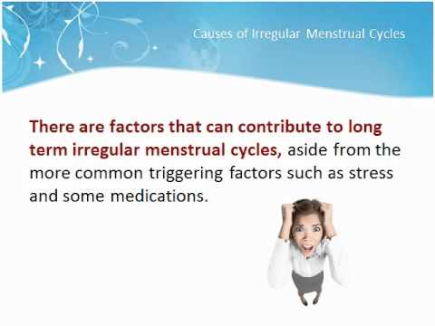 how to cure irregular periods after marriage