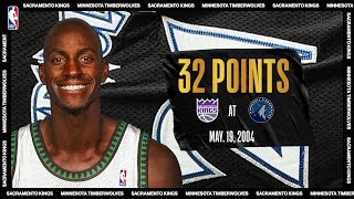 2004 WCSF Game 7 | Sacramento Kings @ Minnesota Timberwolves | May 19, 2004 | #NBATogetherLive by NBA