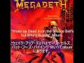 Wake Up Dead;Megadeth cover Sasori Karaoke