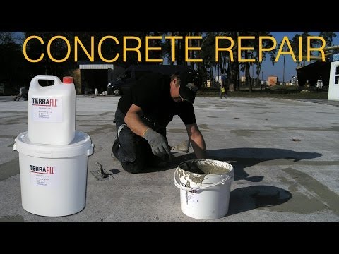 how to repair spalling concrete