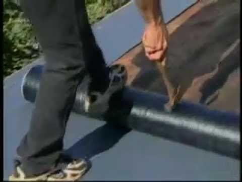 how to fasten rolled roofing