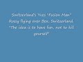 Yves "Fusion Man" Rossy flying over Bex Switzerland w/audio