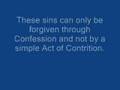 videos de MORTAL SINS A PRIEST CAN SEE