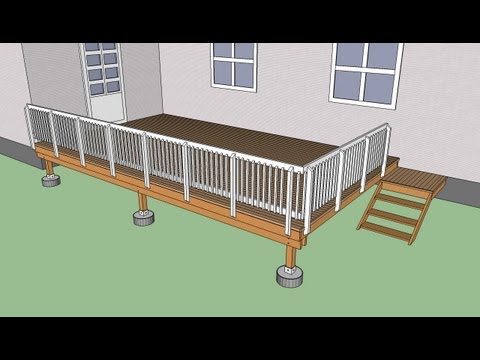 how to attach deck to house