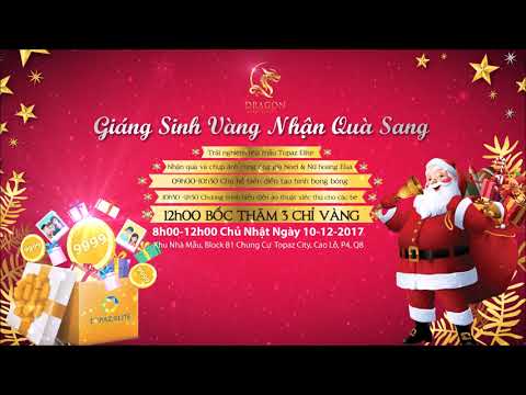 Giáng sinh vàng nhận quà sang