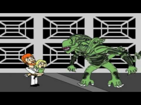 Alien vs Chuck Norris