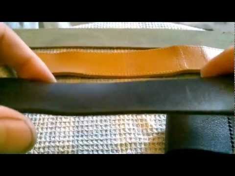 how to belt sharpen a knife