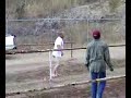 Carreras de dos personas en el carril ecologico el sabinal, donde gana IVAN.....