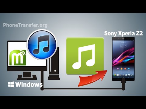 how to sync itunes to sony xperia z