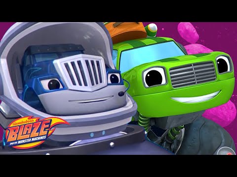 Crusher & Pickle's FUNNIEST Moments! | Blaze and the Monster Machines