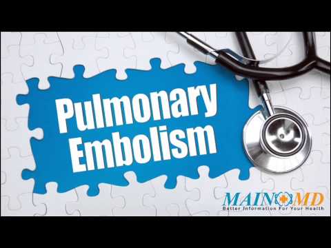 how to treat pulmonary embolism