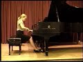 Katarina playing the piano Chopin Ballade No.1
