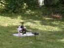 Mini Titan practises on the helipads