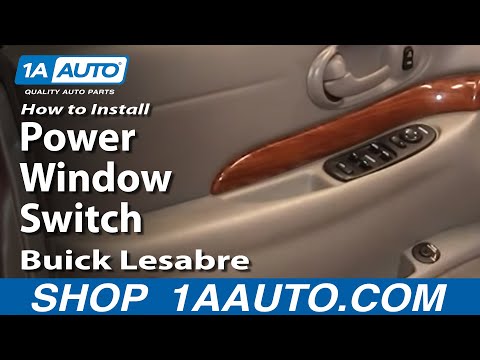 How To Install Repair Replace Power Window Switch Buick Lesabre 00-05 1AAuto.com