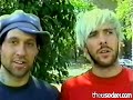 The Used's Jeph Howard and Quinn Allman in early 2002