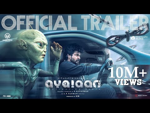 Check out the official trailer for "Ayalaan," featuring Sivakarthikeyan, A.R. Rahman, Rakul Preet Singh, and directed by R.Ravikumar!