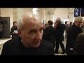 les enfants, leur m�re annie duperey et la famille de bernard giraudeau r�unie sur sc�ne aux c�t�s de l'ami de toujours jean-louis foulquier pour rendre homm...