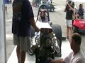 Dick Venables in his restored dragster Dick Venables in his restored dragster