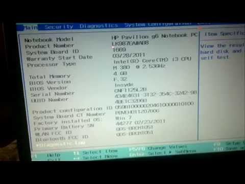 how to format hp g series laptop