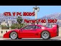 1987 Ferrari F40 1.1.2 for GTA 5 video 9